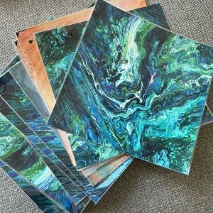 NEW Art Print -Modern abstract wall Decor -  "FLOW"